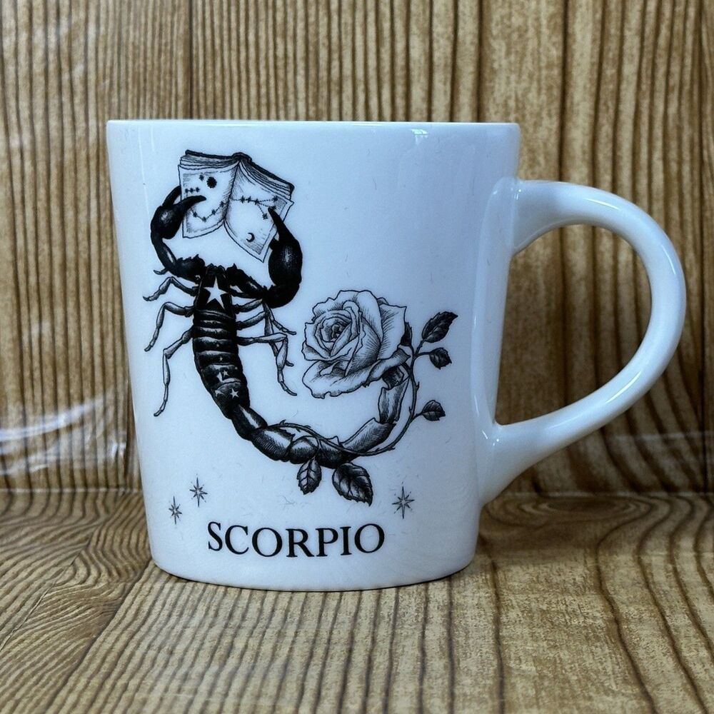 Williams Sonoma Zodiac Scorpio Rory Dobner Coffee Mug Cup Astrology Mug 4.5”